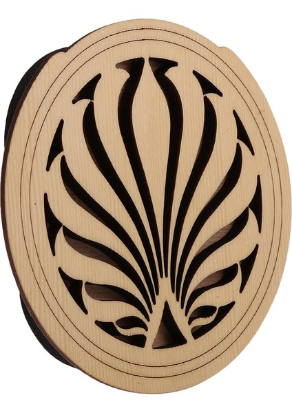 Pratik Ahşap 41 '' Akustik Gitar Ses Deliği Kapak Dia. 10.5cm Tavuskuşu (Yurt Dışından)