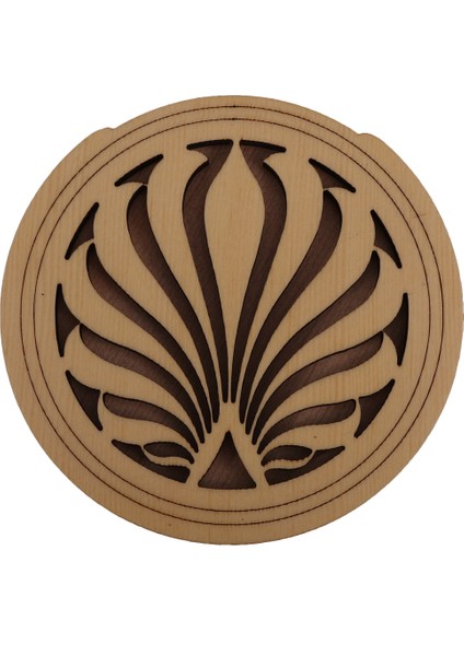 Pratik Ahşap 41 '' Akustik Gitar Ses Deliği Kapak Dia. 10.5cm Tavuskuşu (Yurt Dışından)