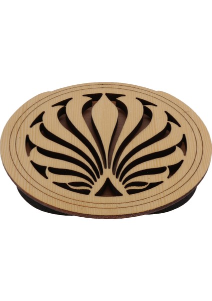 Pratik Ahşap 41 '' Akustik Gitar Ses Deliği Kapak Dia. 10.5cm Tavuskuşu (Yurt Dışından)