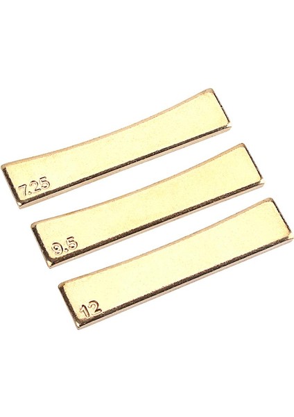 3 Parça Gitar Fret Basın Caul Eklemek Elektro Gitar Onarım Araçları Metal (Yurt Dışından)