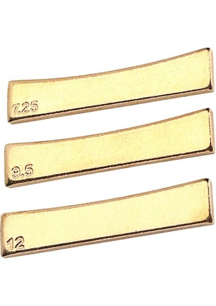 3 Parça Gitar Fret Basın Caul Eklemek Elektro Gitar Onarım Araçları Metal (Yurt Dışından)