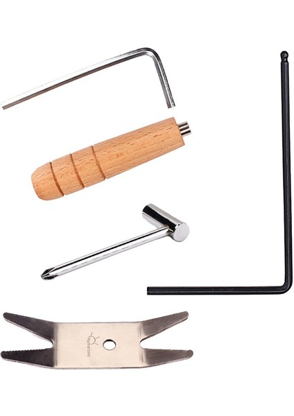 4 Adet / Takım Tam Set Gitar Aracı Kiti Pense Gitar Bakım Seti Onarım Anahtarı (Yurt Dışından)