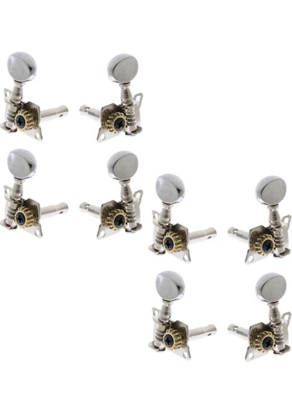 8 Adet Gitar Tuning Peg Tuner Makinesi Kafaları 4-String Mini Gitar Için (Yurt Dışından)