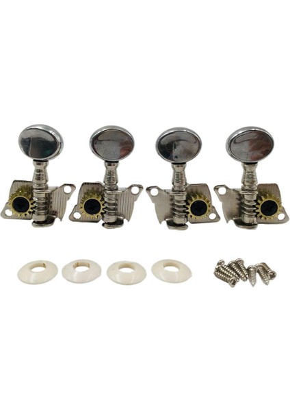 8 Adet Gitar Tuning Peg Tuner Makinesi Kafaları 4-String Mini Gitar Için (Yurt Dışından)