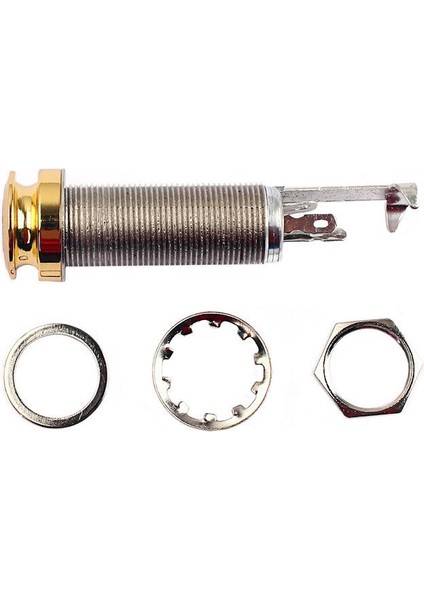 Akustik Elektro Gitar Sonu Pin Çıkışı 1/4 '' Gitar Parçaları Için Stereo (Yurt Dışından)