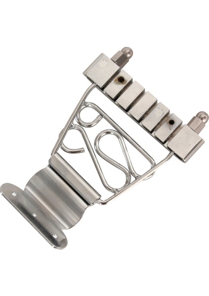 Kısa Trapez Tailpiece 6-String Gitar Köprüsü Archtop Jazz Gitar Krom (Yurt Dışından)