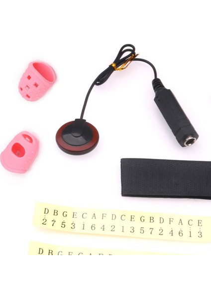 Kalimba Thumb Piano Tuner + Fingertip Koruyucular + Not Sticker + Pickup Piezo (Yurt Dışından)
