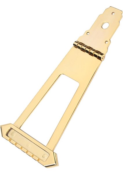6 Dize Gitar Trapez Tailpiece Köprüsü Caz Archtop Değiştirme Altın (Yurt Dışından)