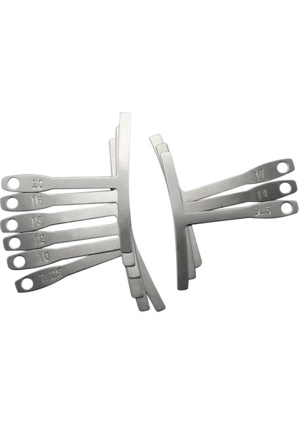 Paslanmaz Çelik Gitar Bas Radius Ölçer Kurulum Luthier Aracı Yarıçapı Ölçümü (Yurt Dışından)