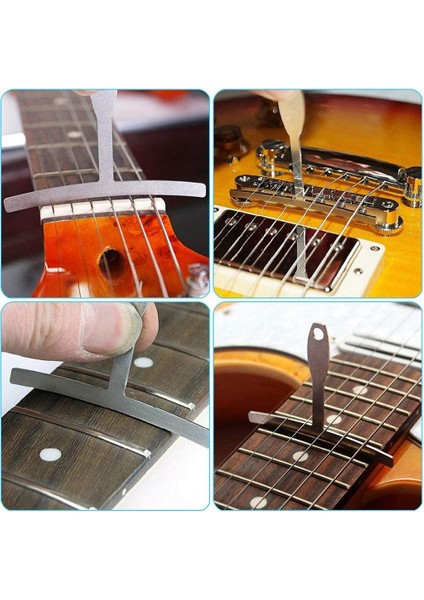 Paslanmaz Çelik Gitar Bas Radius Ölçer Kurulum Luthier Aracı Yarıçapı Ölçümü (Yurt Dışından) indirimleri