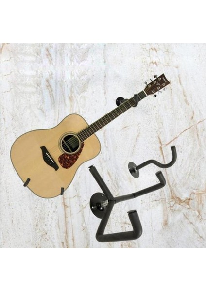2pack Yatay Gitar Duvar Askısı Duvar Montaj Tutucu Kayış ile Siyah Seçtikleri Siyah (Yurt Dışından)