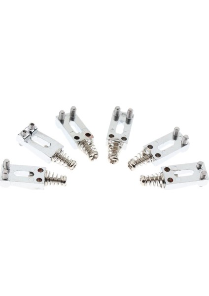 6 x Elektro Gitar Tremolo Trem Köprüsü Için Modern Rulo Eyerler Yeni (Yurt Dışından)