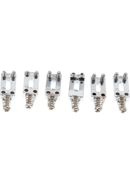 6 x Elektro Gitar Tremolo Trem Köprüsü Için Modern Rulo Eyerler Yeni (Yurt Dışından)