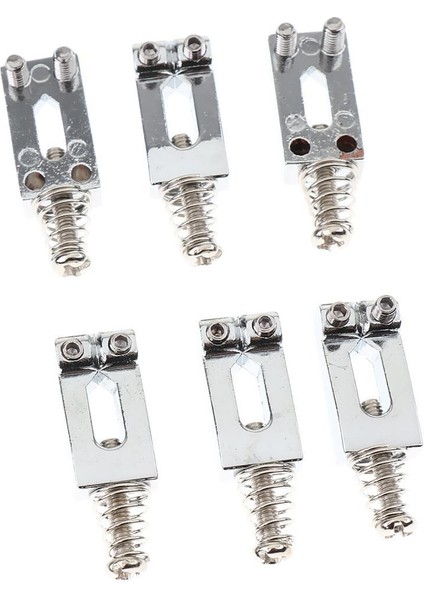 6 x Elektro Gitar Tremolo Trem Köprüsü Için Modern Rulo Eyerler Yeni (Yurt Dışından)