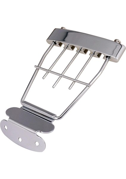 Elektrik Bas Köprü Yarı Hollow Tailpiece Trapez 4 Dize Gitar Için 15MM (Yurt Dışından)