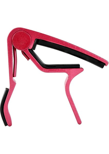 Tetikleyici Bas Keman Ukulele Capo Klasik Gitar Kırmızı (Yurt Dışından)