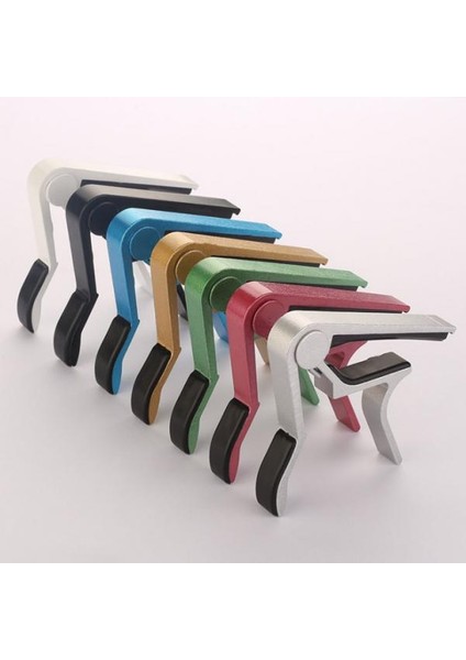Tetikleyici Bas Keman Ukulele Capo Klasik Gitar Kırmızı (Yurt Dışından)