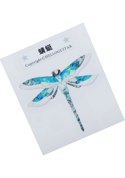 Evrensel Gitar Vücut Headstock Kakma Sticker Çıkartması Gitarlar Bass Accs Dıy Dragonfly (Yurt Dışından)