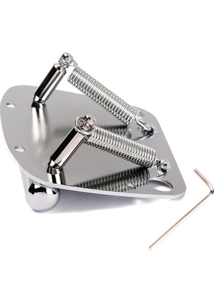 Gitar Değiştirmeleri Için Krom 6-Dize Gitar Köprü Tailpiece (Yurt Dışından)