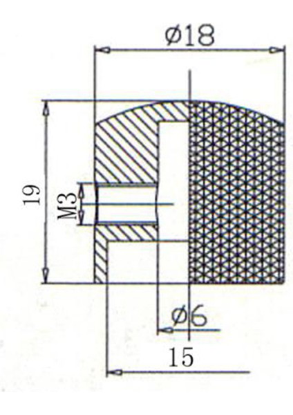 4x Metal Vidalı Sıkıştırma Knobs Elektro Gitar Kontrol Düğmesi Dia 16MM (Yurt Dışından)