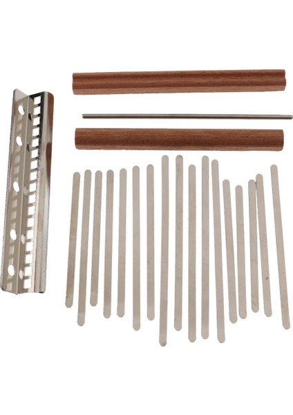 Kalimba Mbıra Dıy 17 Keys W / Thumb Piano Köprüsü Için Luthiers Makerları (Yurt Dışından)