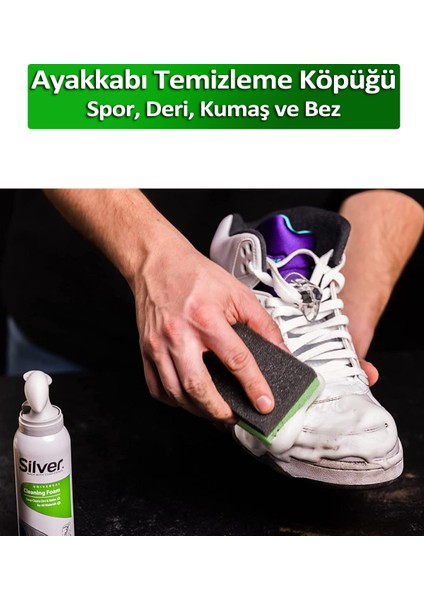 Spor Ayakkabı Deri ve Kumaş Temizleme Köpüğü 125 ML