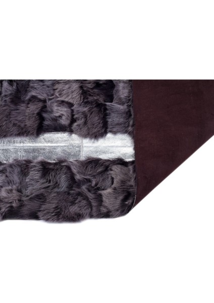 Koyu Kahverengi Gümüş Varaklı Toskana Halı 170 x 240 Cm modelleri