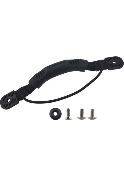 Siyah Su Geçirmez Kano Tekne Deniz Taşıtları Yan Montaj Kauçuk Için Taşıma Sapı (Yurt Dışından)