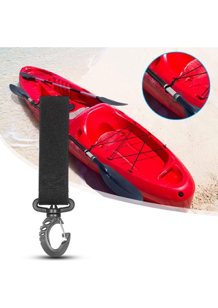 2x Kayak Kürek Koruyucu Kürek Kürek Taşıyıcı Dokunma Kayışı Teknesi Kürek Klipsi (Yurt Dışından)