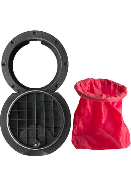 20CM 8 '' Siyah Naylon Kayak Güverte Kapak Kiti Deniz Teknesi Balıkçılık (Yurt Dışından)