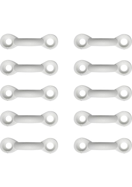 10 Adet Beyaz Naylon Kano Kano Güverte Döngüleri Ped Göz Aksesuarları (Yurt Dışından) indirimleri