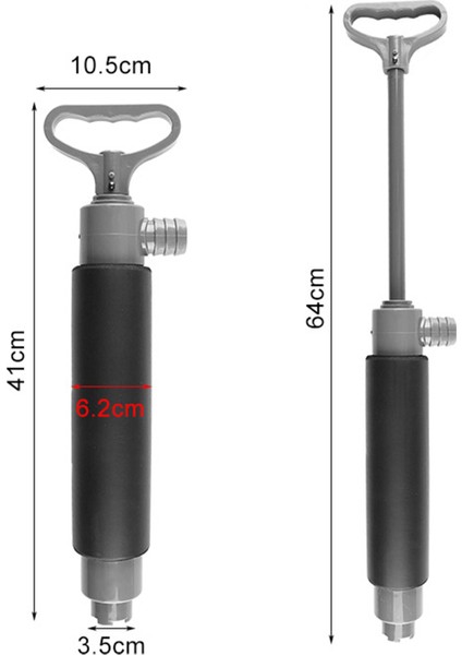 41CM Sides Pompası Kayak Manuel Su Pompası El Pompaları Şamandıra Pompası W/ 60CM Hortum (Yurt Dışından) fırsatları