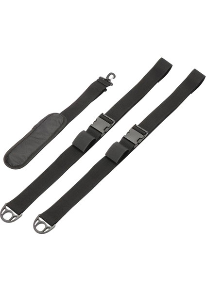 Kayık Taşıma Kayış Sörf Tahtası Ayarlanabilir Ağır Hizmet Omuz Askısı Siyah (Yurt Dışından)