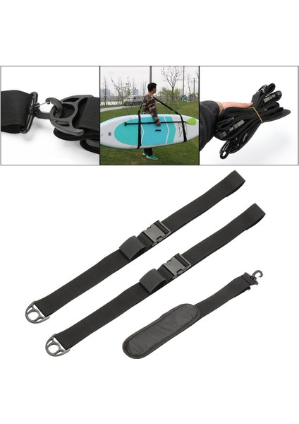 Kayık Taşıma Kayış Sörf Tahtası Ayarlanabilir Ağır Hizmet Omuz Askısı Siyah (Yurt Dışından) modelleri
