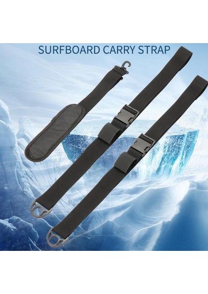Kayık Taşıma Kayış Sörf Tahtası Ayarlanabilir Ağır Hizmet Omuz Askısı Siyah (Yurt Dışından) fırsatları