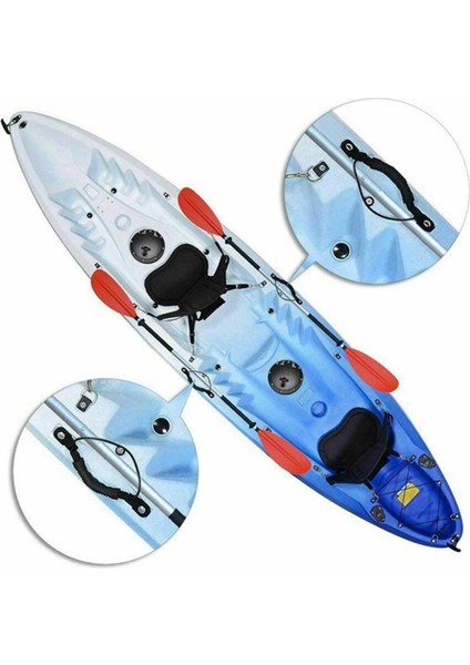 2 Adet Plastik Yedek Deniz Teknesi Kano Siyahı Için Taşıma Tutma Tutma (Yurt Dışından) modelleri