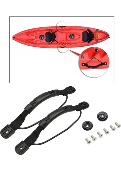 2 Adet Plastik Yedek Deniz Teknesi Kano Siyahı Için Taşıma Tutma Tutma (Yurt Dışından) indirimleri