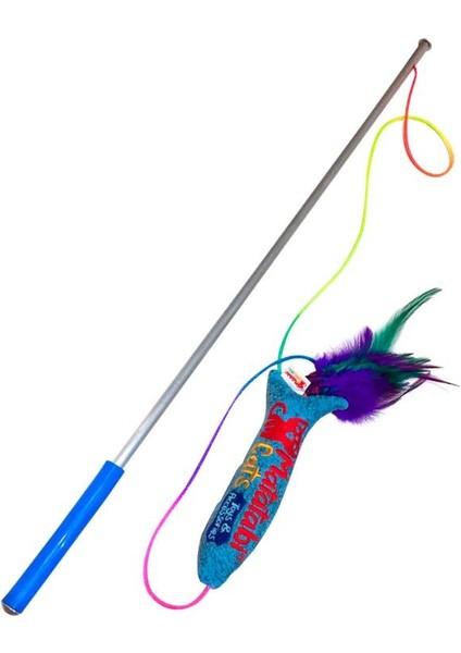 Jr.fish Sesli, Tüylü Peluş Kedi Oltası 50 cm Kedi Oyuncağı(Kedi Nanesi/otu Içermez) fiyatları