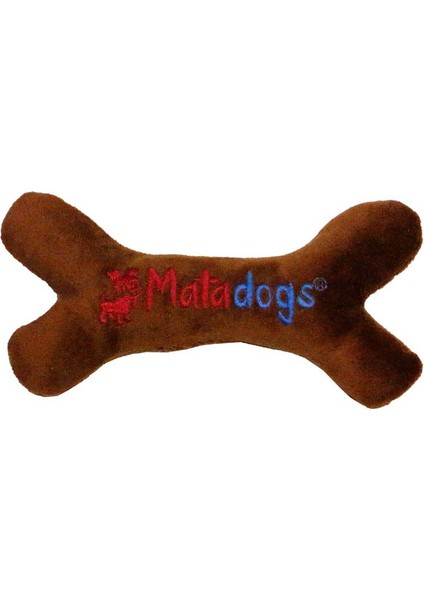 Mini Bone Sesli, Peluş, Nakışlı Köpek Oyuncağı 18 cm