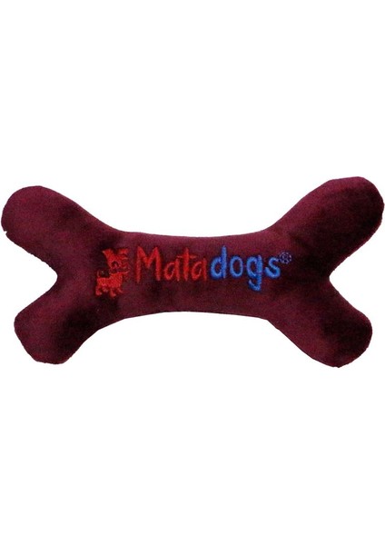 Mini Bone Sesli, Peluş, Nakışlı Köpek Oyuncağı 18 cm