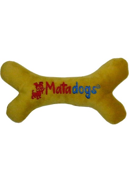 Mini Bone Sesli, Peluş, Nakışlı Köpek Oyuncağı 18 cm