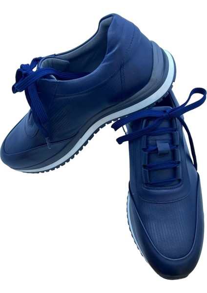 Eva Taban Lacivert Baskılı Deri Erkek Ayakkabı fırsatları