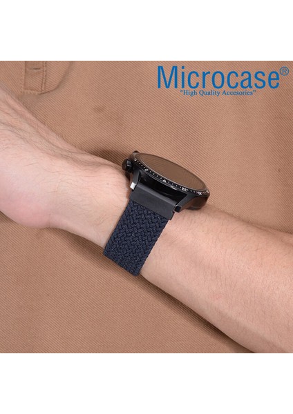 Amazfit Gts 4 Mini Için 135 mm Esnek Hasır Örgü Kordon Kayış - KY32 modelleri