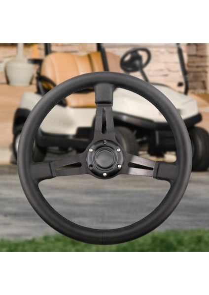 Golf Sepeti Direksiyon Simidi Pu Adaptörlü 3 Konuşlu Dıy Golf Sepeti Değiştirme (Yurt Dışından) modelleri