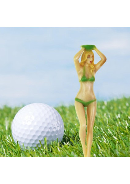 Golf Tees Bikini Kadın Golf Aksesuarları Bekarlığa Veda Parti Golfçü Golf Hediye Yeşil (Yurt Dışından) modelleri