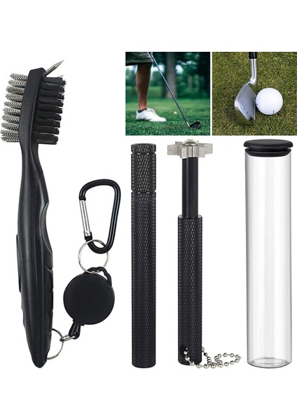 Golf Club Temizleyici Groove Bileme Golf Kulübü Fırça Golfçüler Için Çift Taraflı (Yurt Dışından) fırsatları