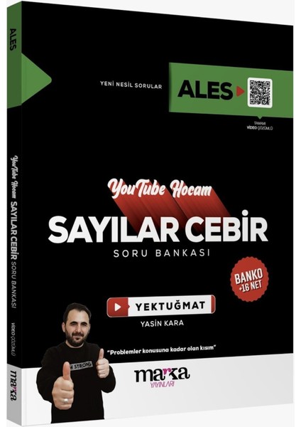 Marka Yayınları 2025 ALES Youtube Hocam Sayılar Cebir Soru Bankası