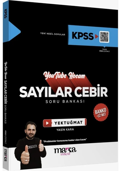 Marka Yayınları 2025 KPSS Youtube Hocam Sayılar Cebir Soru Bankası