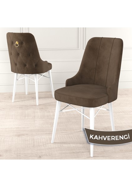 Concept Are Serisi, 80X132 Açılabilir Mdf Masa, Beyaz Mermer Desen Mutfak Masa Takımı, 6 Sandalye fırsatları
