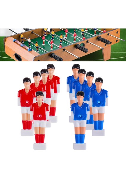 Plastik Masa Futbolcu Foosball Futbol Oyunları Değiştirme Seti 10 (Yurt Dışından)